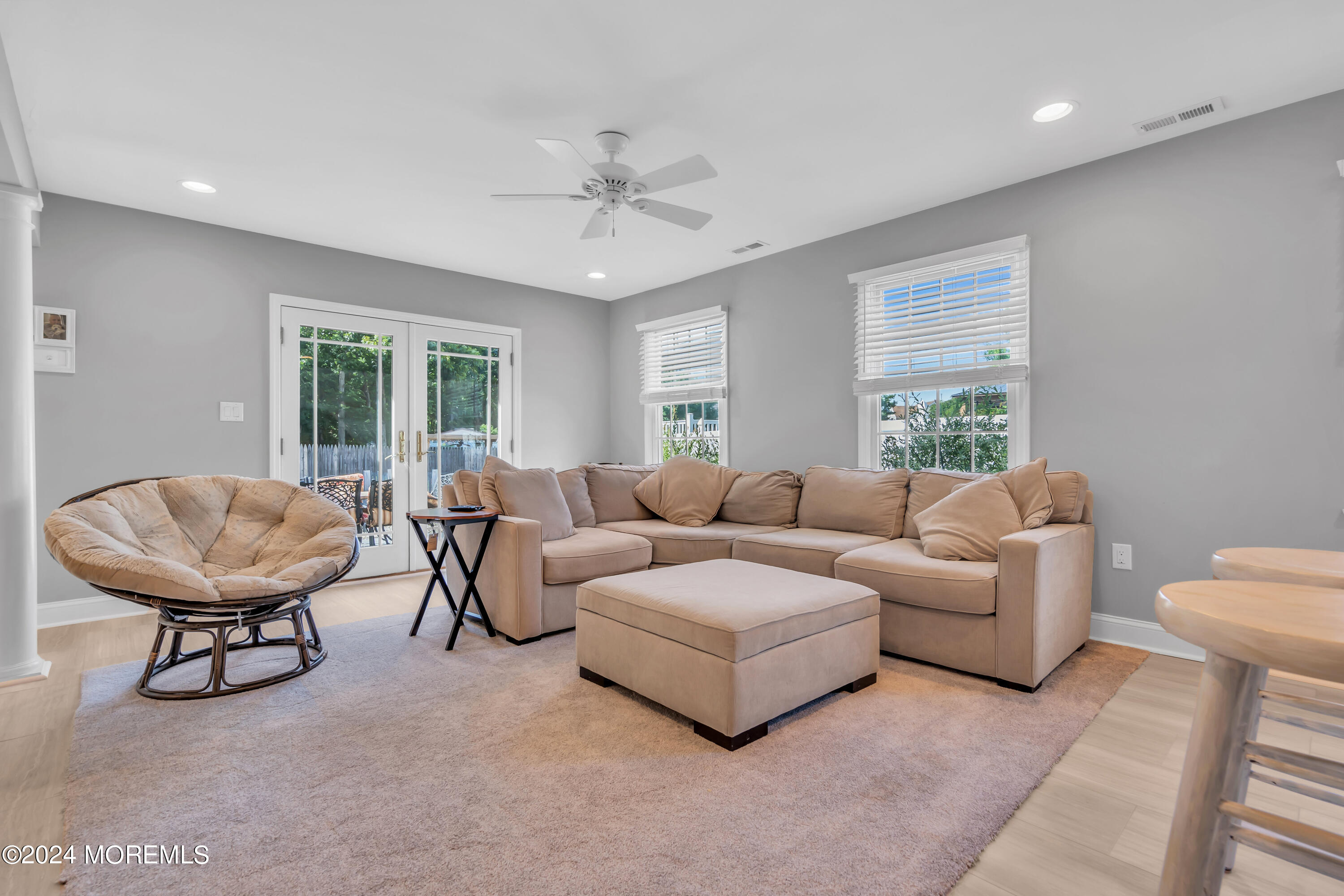 538 Adamston Road Brick, NJ 08723 - Photo 28 of 55 a living room with furniture and a to ceiling fan