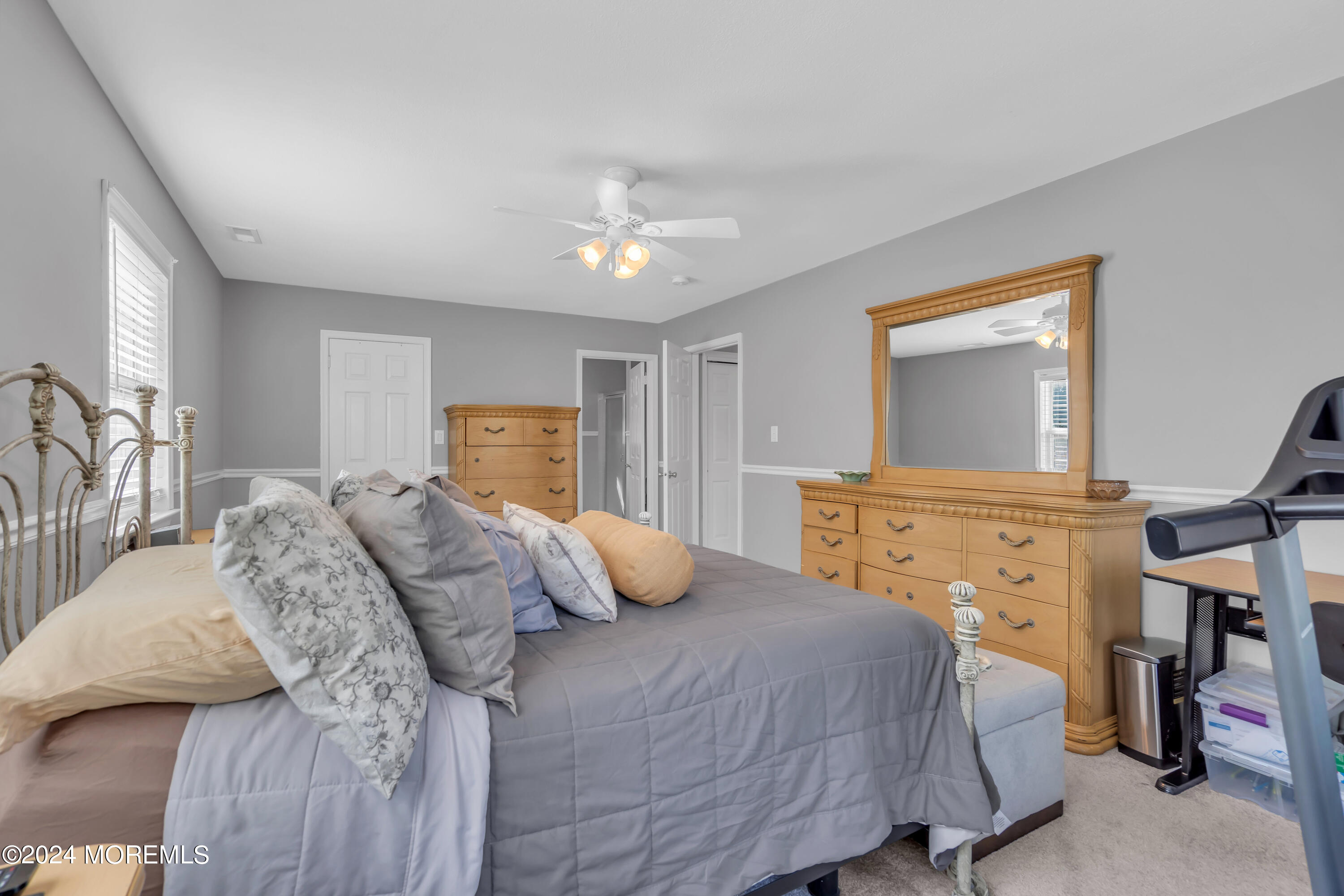 538 Adamston Road Brick, NJ 08723 - Photo 42 of 55 a bedroom with a bed and wooden floor