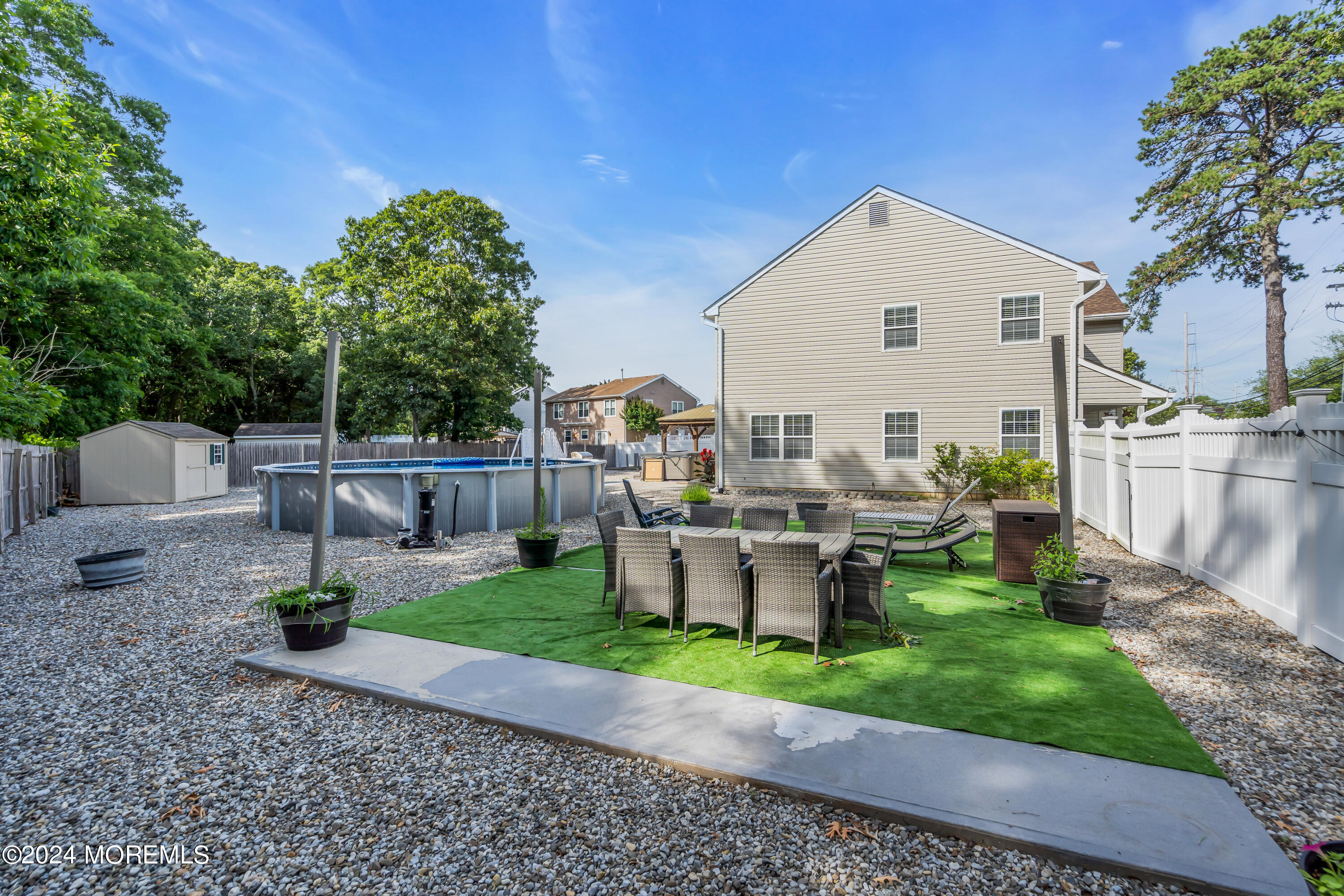538 Adamston Road Brick, NJ 08723 - Photo 48 of 55 a view of a backyard with sitting area
