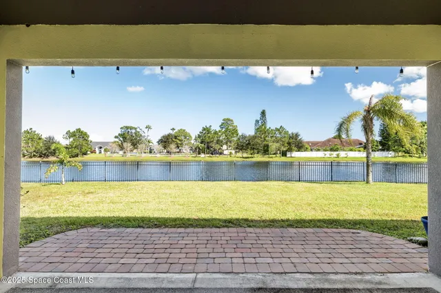 a view of city from a lake