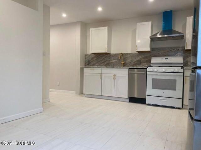 106 Wallace Street, Unit B Red Bank, NJ 07701 - Photo 2 of 19 a kitchen with a stove and a sink