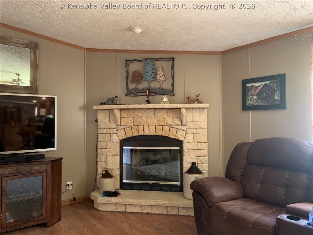 3655 Low Gap Road Danville, WV 25053 - Photo 7 of 47 Family Room-Home #1 With Gas Fireplace.