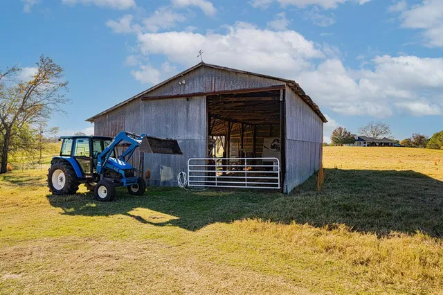 a view of back yard of the house