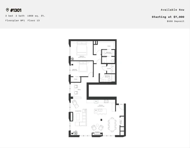 $6,500 | 10 South Paterson Street, Unit 1401, Madison, WI 53703