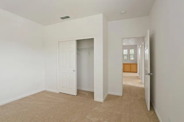 a view of hallway with stairs
