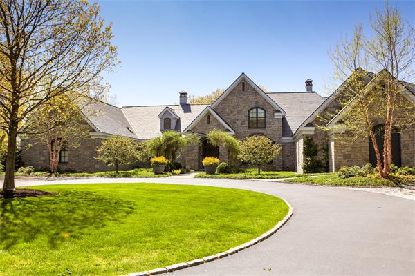 a view of a house with a swimming pool