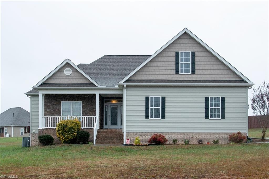 5097 Branch View Road Browns Summit, NC 27214 - Photo 1 of 30 Custom one level home has the prettiest door in the neighborhood! This home is move-in ready!
