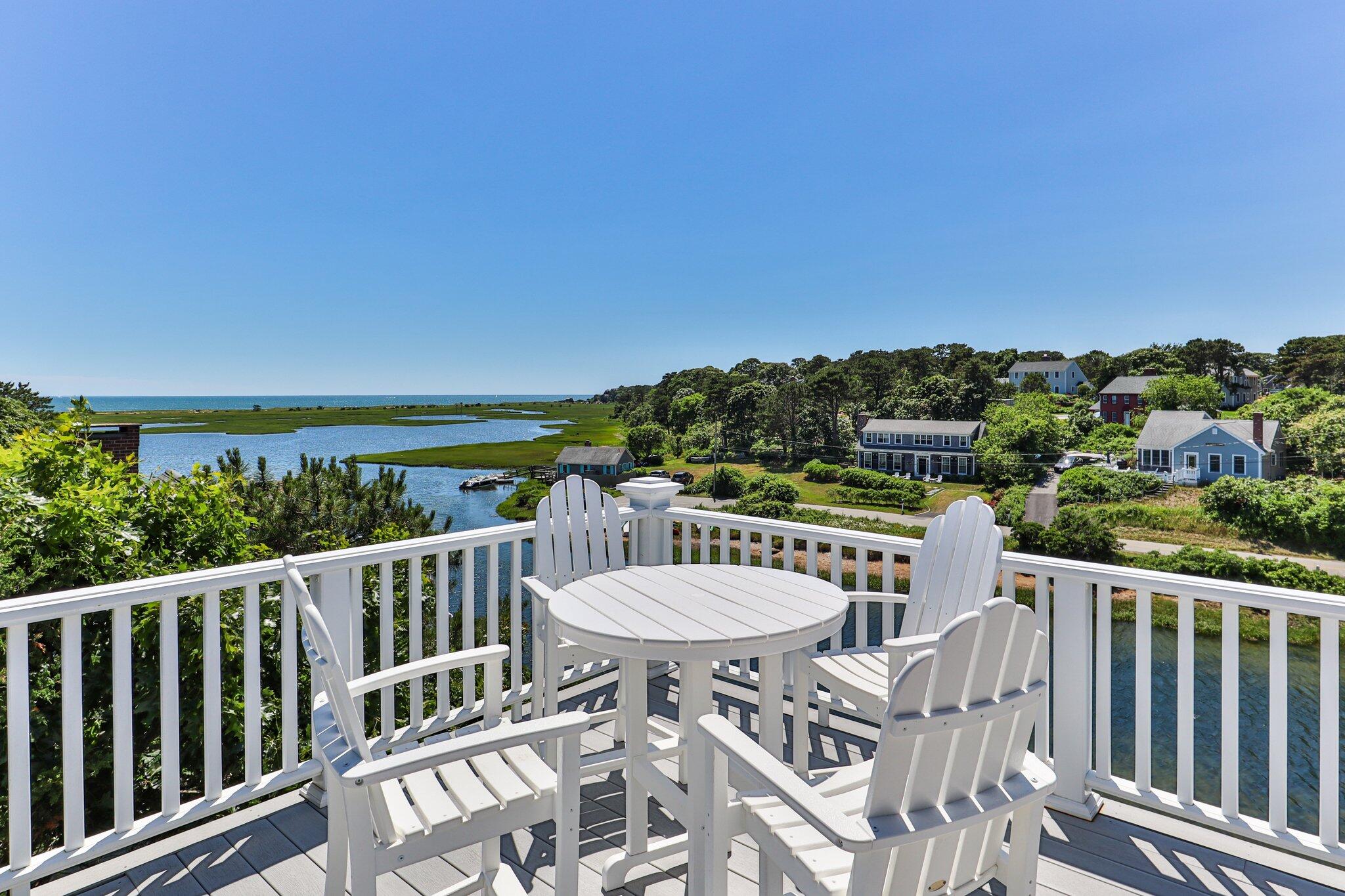 4 Portview Road Chatham, MA 02659 - Photo 3 of 69 a view of a chairs and table in the roof deck