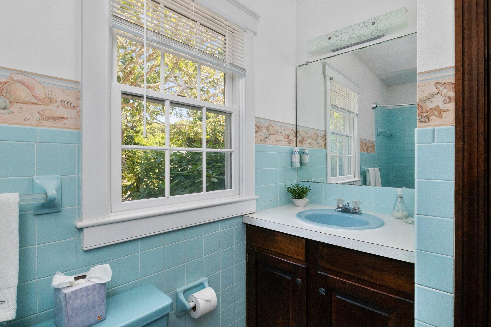 4 Portview Road Chatham, MA 02659 - Photo 31 of 69 a bathroom with a sink and a mirror