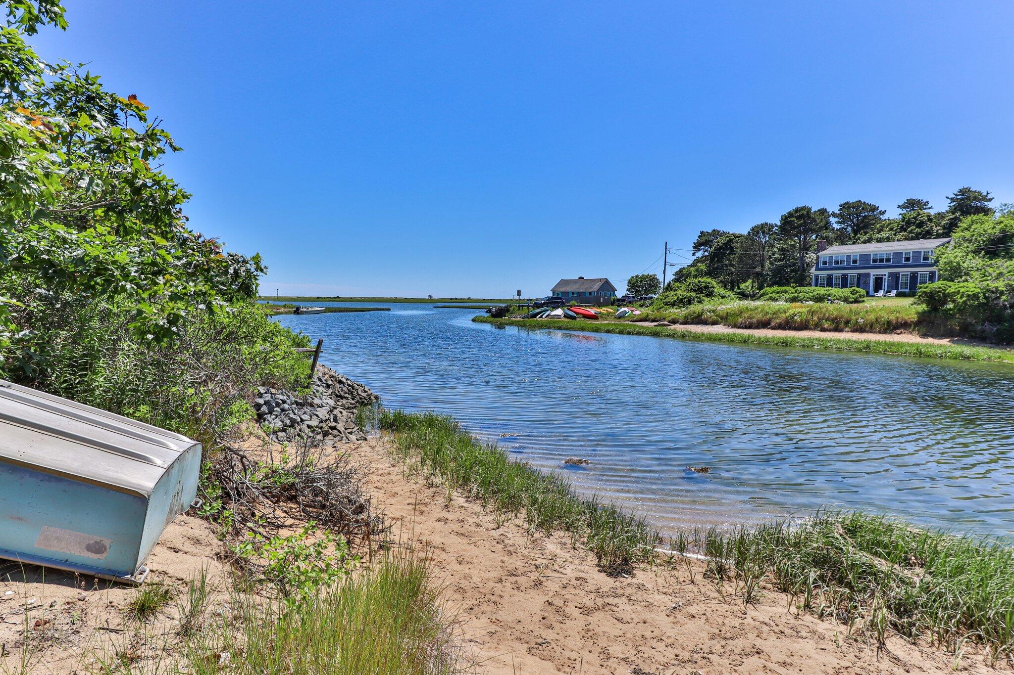 4 Portview Road Chatham, MA 02659 - Photo 58 of 69 a view of a yard with plants and a building
