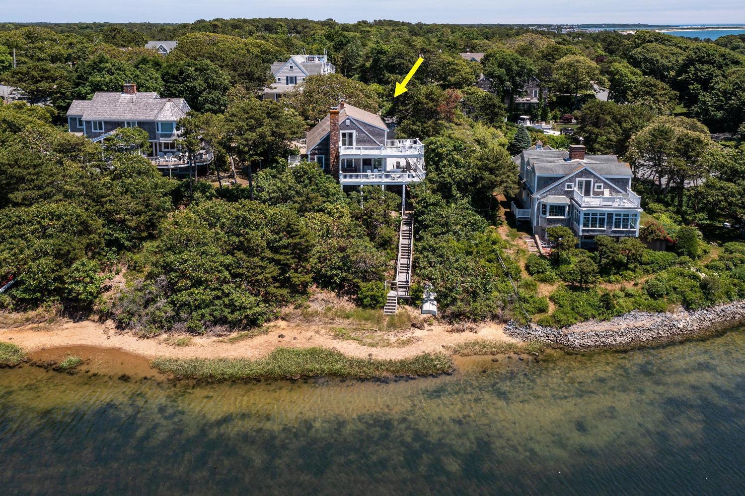 4 Portview Road Chatham, MA 02659 - Photo 69 of 69 an aerial view of house with yard and mountain view in back