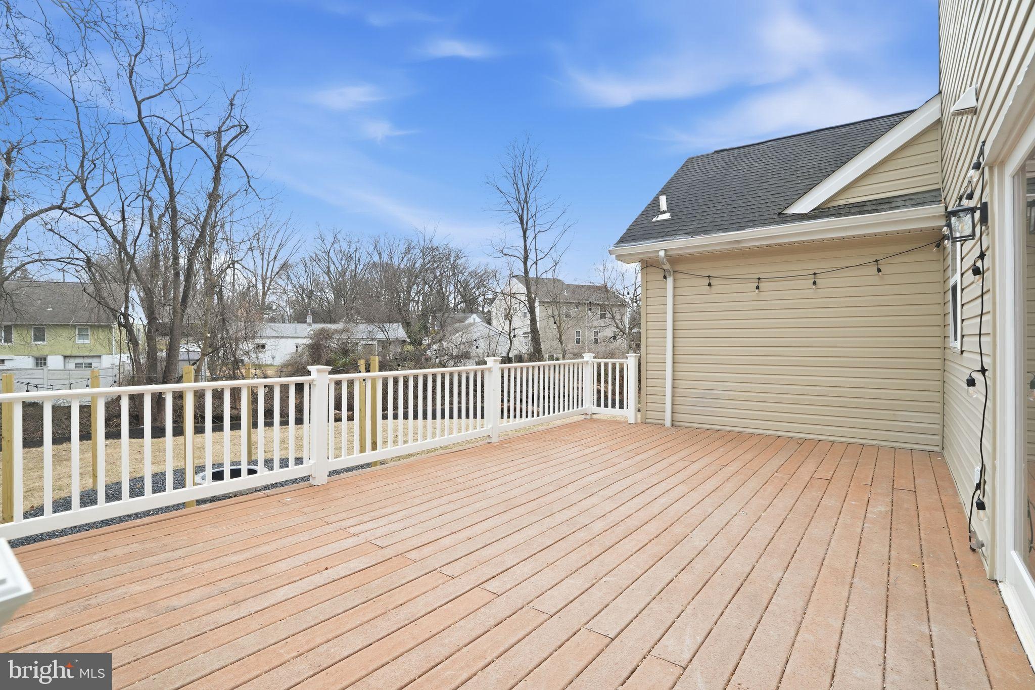 35 Church Road Elkins Park, PA 19027 - Photo 56 of 64 Spacious deck with serene views. Perfect retreat.