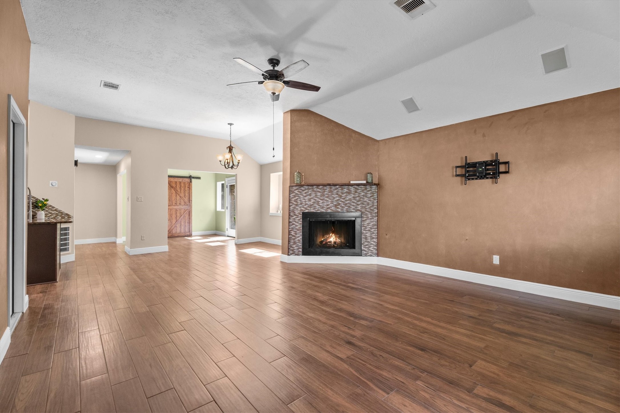 5010 Deer Point Drive Spring, TX 77389 - Photo 15 of 32 Stepping inside you are greeted with a large living room open to the kitchen and dining