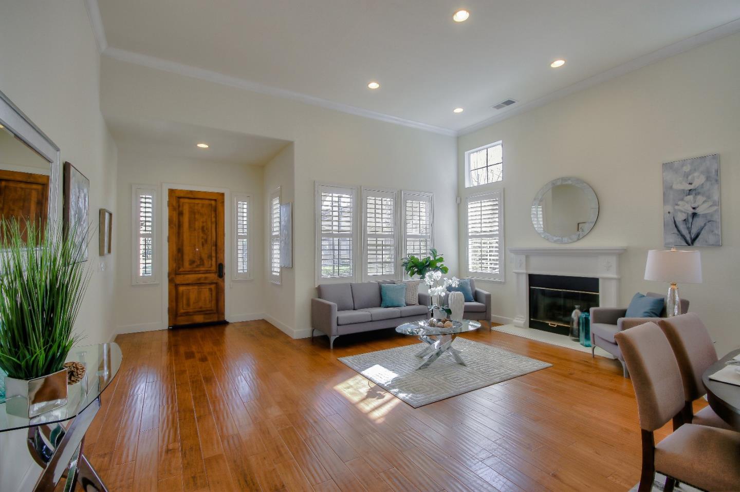 2893 Bethany Road San Ramon, CA 94582 - Photo 4 of 43 a living room with furniture and a fireplace