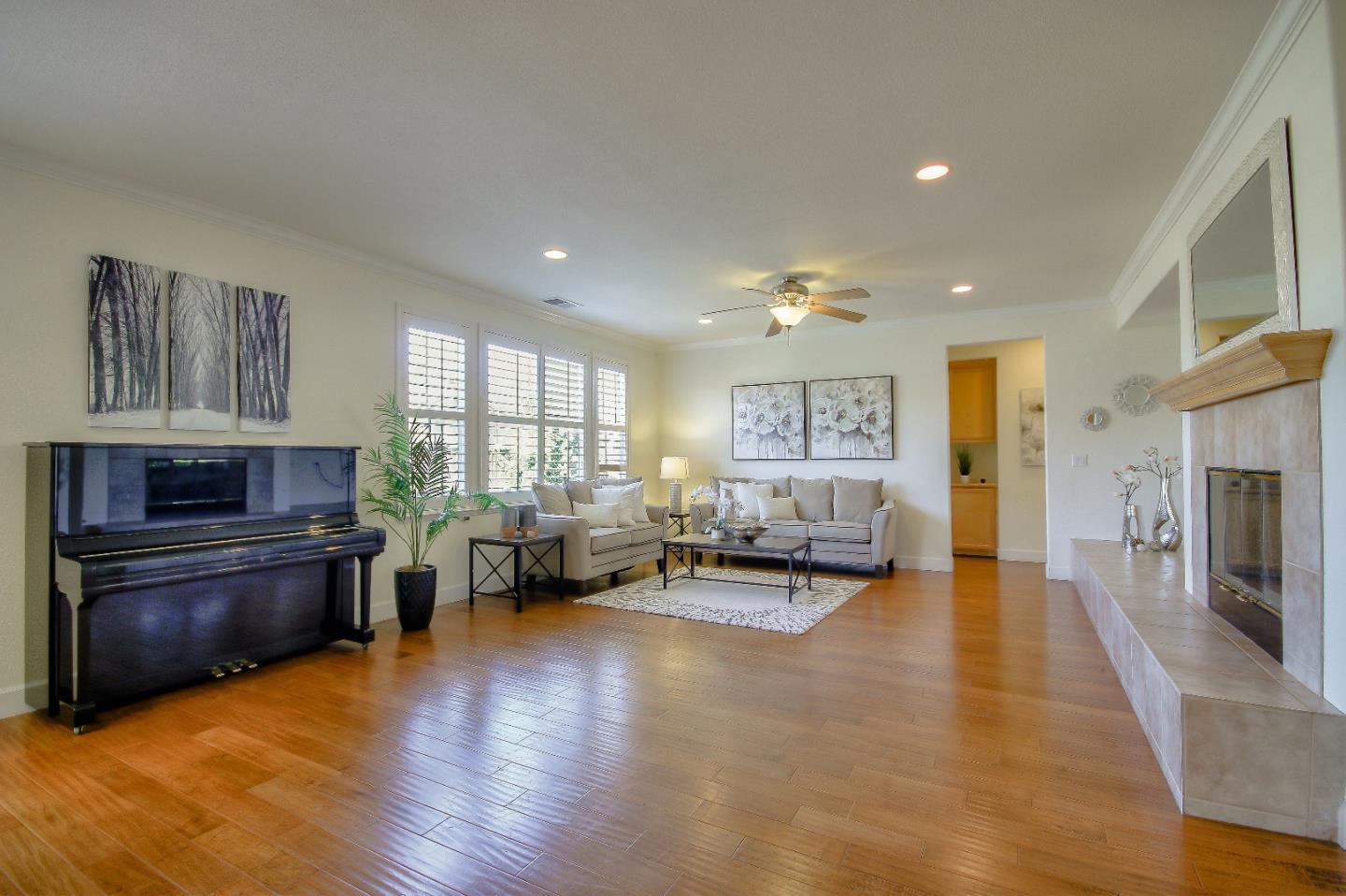 2893 Bethany Road San Ramon, CA 94582 - Photo 8 of 43 a living room with furniture and a fireplace