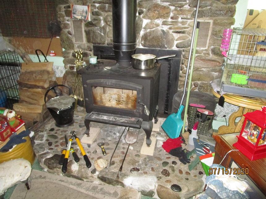 299 Dow Road Orrington, ME 04474 - Photo 8 of 11 Hearth for Woodstove