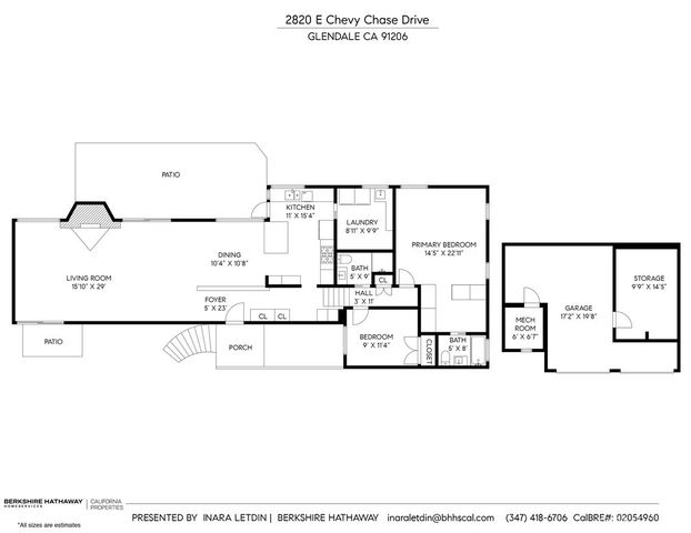 $1,350,000 | 2820 East Chevy Chase Drive, Glendale, CA 91206