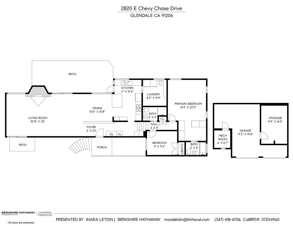 2820 East Chevy Chase Drive Glendale, CA 91206 - Photo 55 of 55 a picture of floor plan