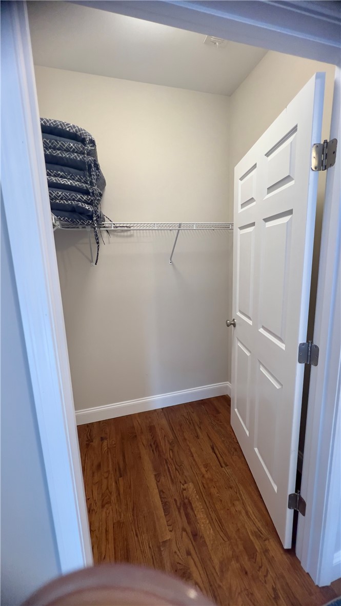 160 Hudgins Lake Road Townville, SC 29689 - Photo 4 of 41 A deep walk-in closet with warm wood flooring offers ample storage potential.
