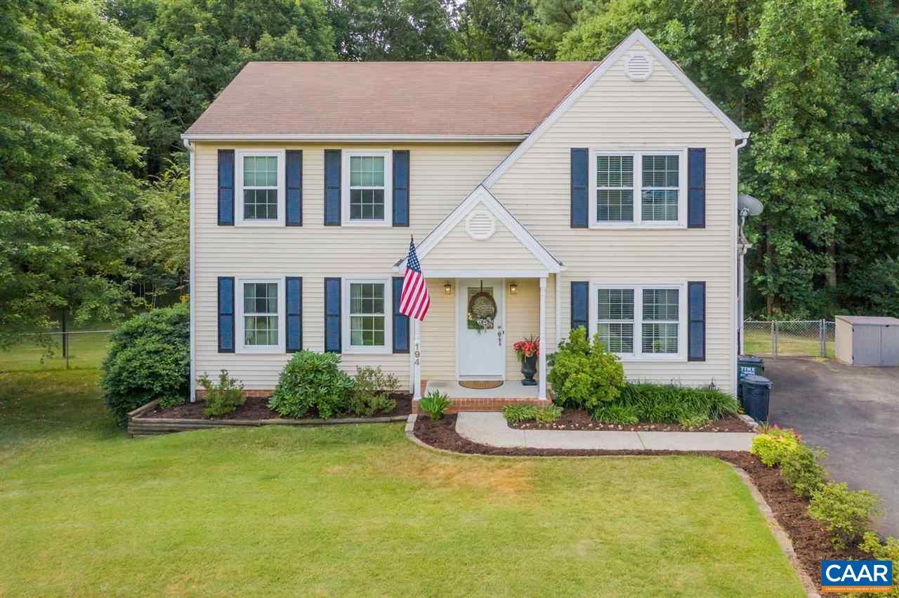 194 Ruckersville Heights Road Ruckersville, VA 22968 - Photo 1 of 38 a front view of a house with a yard