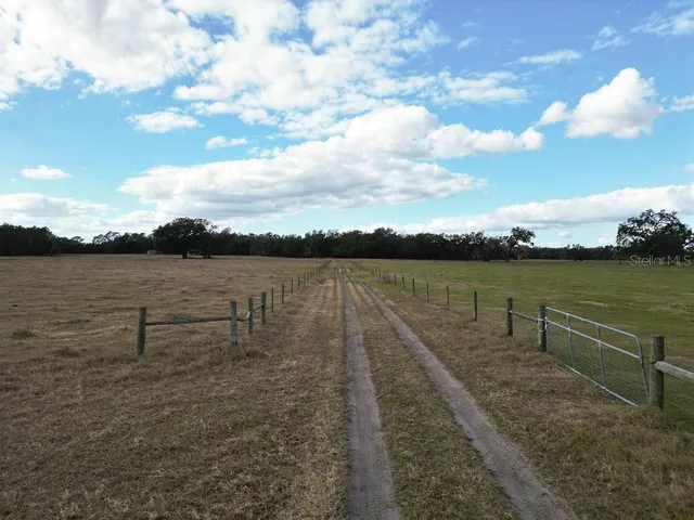 a view of a lake with houses in background
