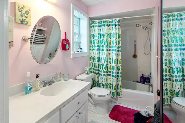 a view of road with trees