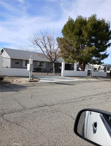 a large parking space with city view