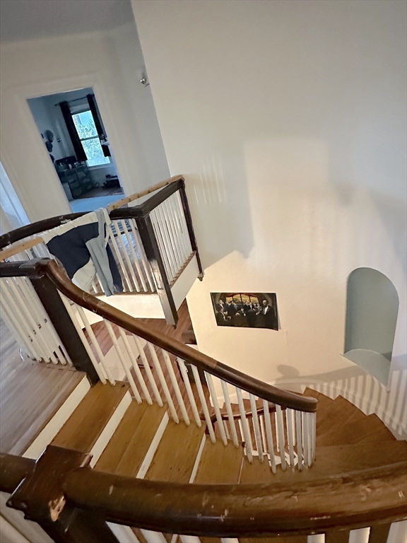 27 Orkney Road, Unit 1 Boston, MA 02135 - Photo 9 of 26 a view of staircase going to a kitchen