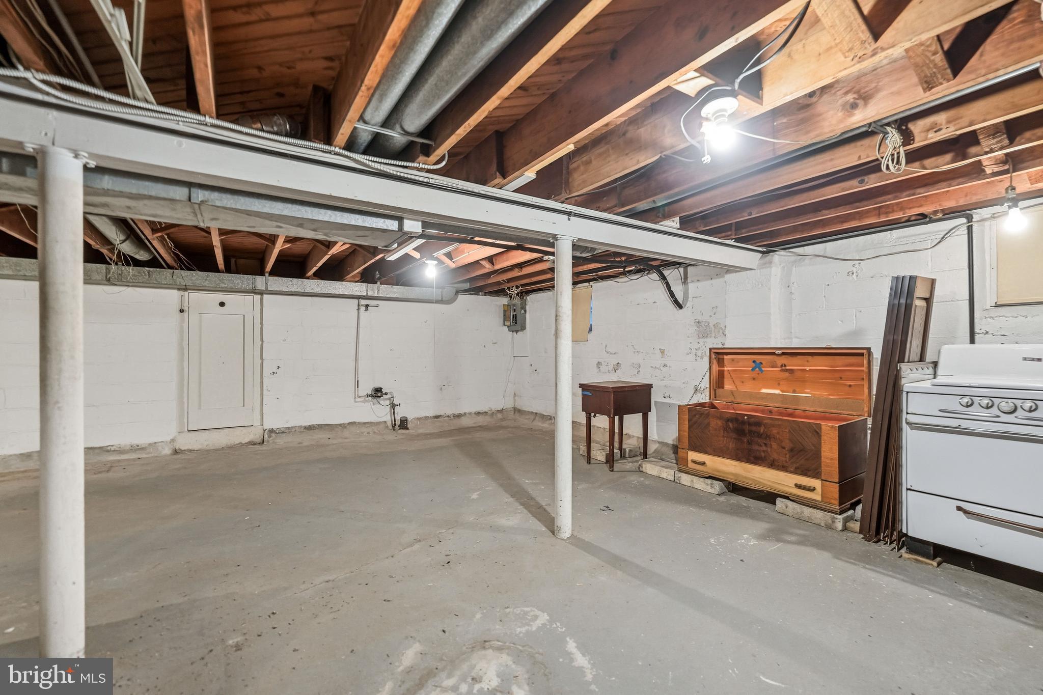 101 6th Avenue Mount Ephraim, NJ 08059 - Photo 21 of 27 a view of an empty room with wooden roof