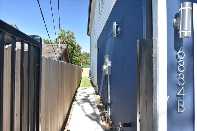 a view of balcony with small space