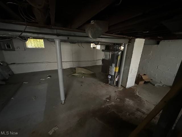 973 Stevenson Road Cleveland, OH 44110 - Photo 21 of 25 Below grade area featuring gas water heater