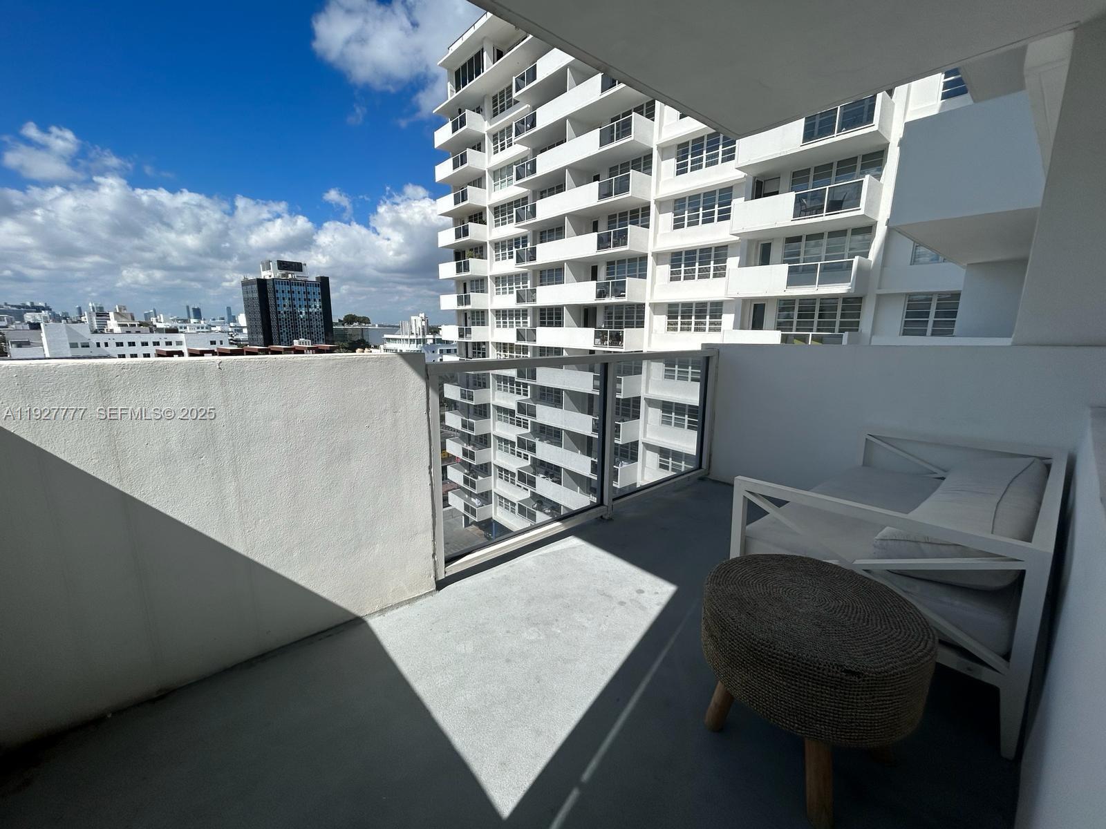 100 Lincoln Road, Unit 922 Miami Beach, FL 33139 - Photo 10 of 10 a view of balcony with furniture
