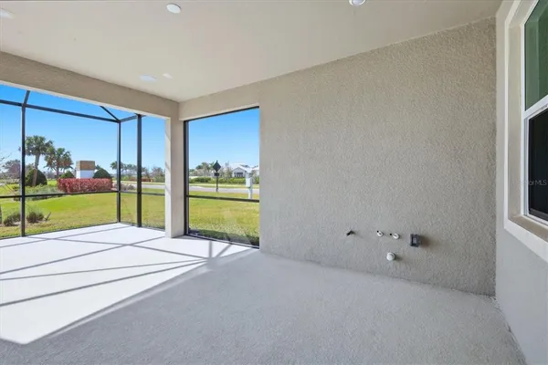 an aerial view of a houses with outdoor space