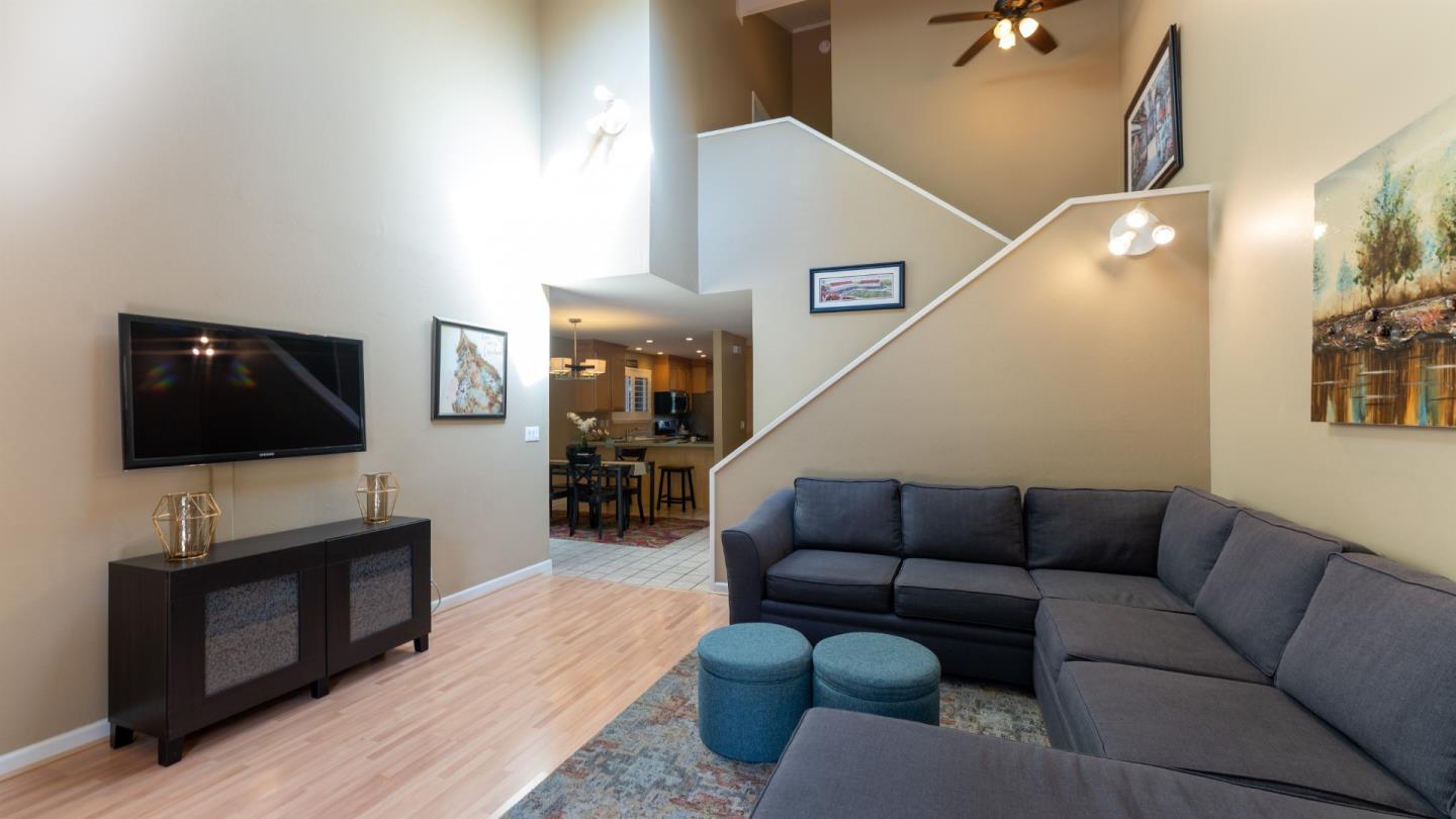 220 Central Avenue Mountain View, CA 94043 - Photo 3 of 22 a living room with furniture and a flat screen tv