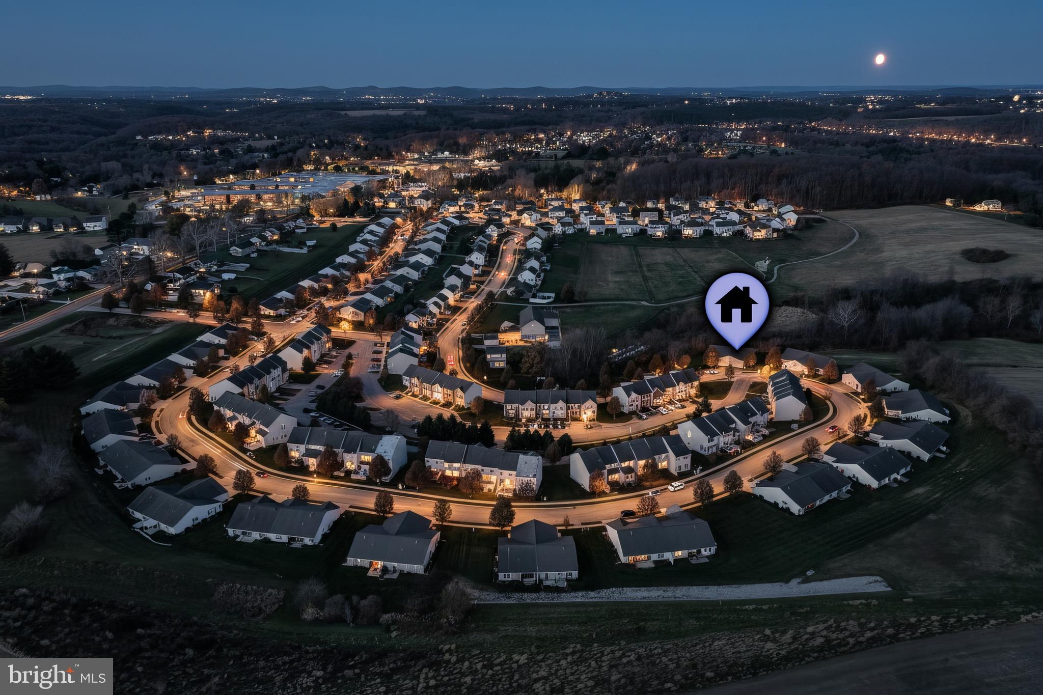 7220 Seneca Ridge Drive York, PA 17403 - Photo 49 of 51 an aerial view of a house with a yard