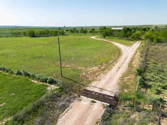 a view of a green field