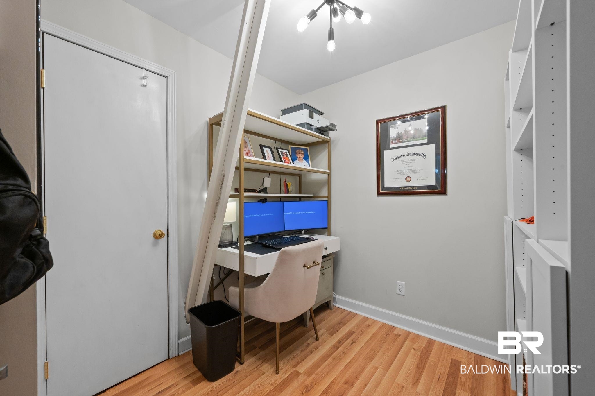 1825 Spring Hill Avenue Mobile, AL 36607 - Photo 30 of 43 Office area with light wood-type flooring and baseboards