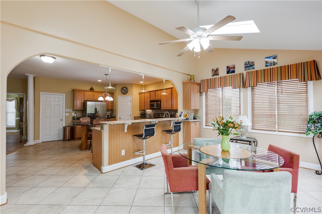 5924 Springmount Road Chesterfield, VA 23832 - Photo 23 of 49 a kitchen with stainless steel appliances kitchen island granite countertop a sink and cabinets