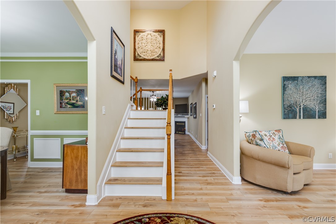 5924 Springmount Road Chesterfield, VA 23832 - Photo 4 of 49 a living room with furniture and wooden floor