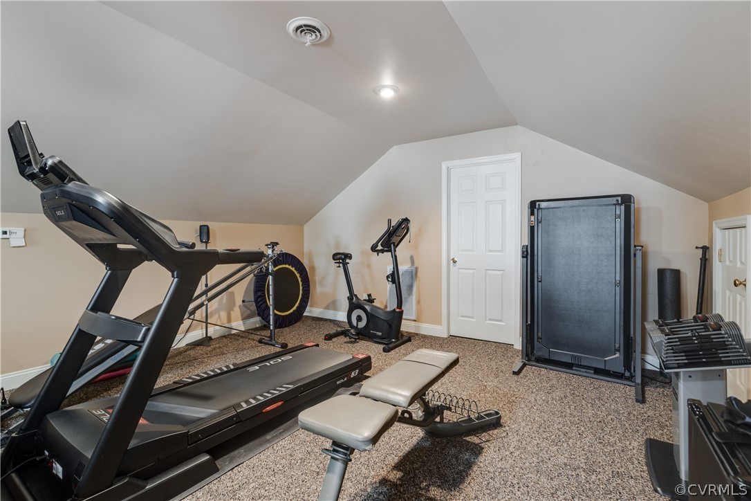 5924 Springmount Road Chesterfield, VA 23832 - Photo 43 of 49 a view of a room with gym equipment