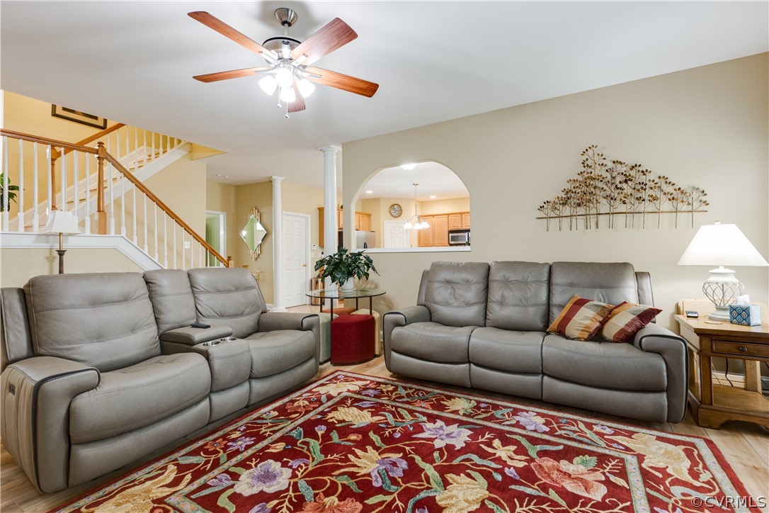 5924 Springmount Road Chesterfield, VA 23832 - Photo 10 of 49 a living room with furniture and a large window