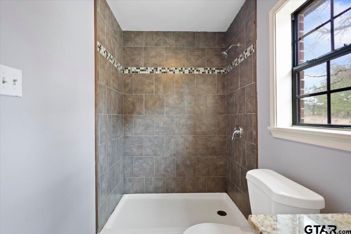 14733 County Road 384 Tyler, TX 75708 - Photo 14 of 38 a bathroom with a toilet and a shower