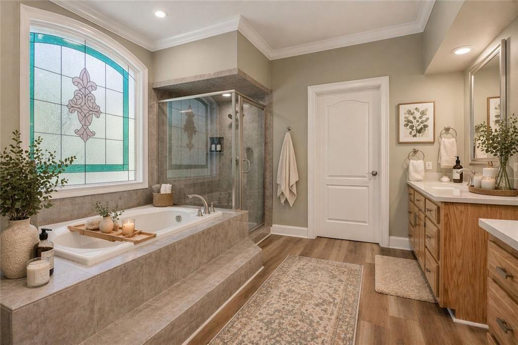 1206 Jasmine Road Dublin, GA 31021 - Photo 13 of 33 a spacious bathroom with sink shower and mirror