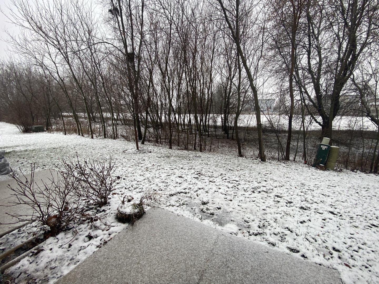 1009 North Draper Road McHenry, IL 60050 - Photo 19 of 20 a view of a yard covered in snow