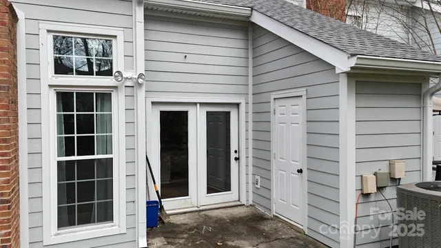 a view of front door