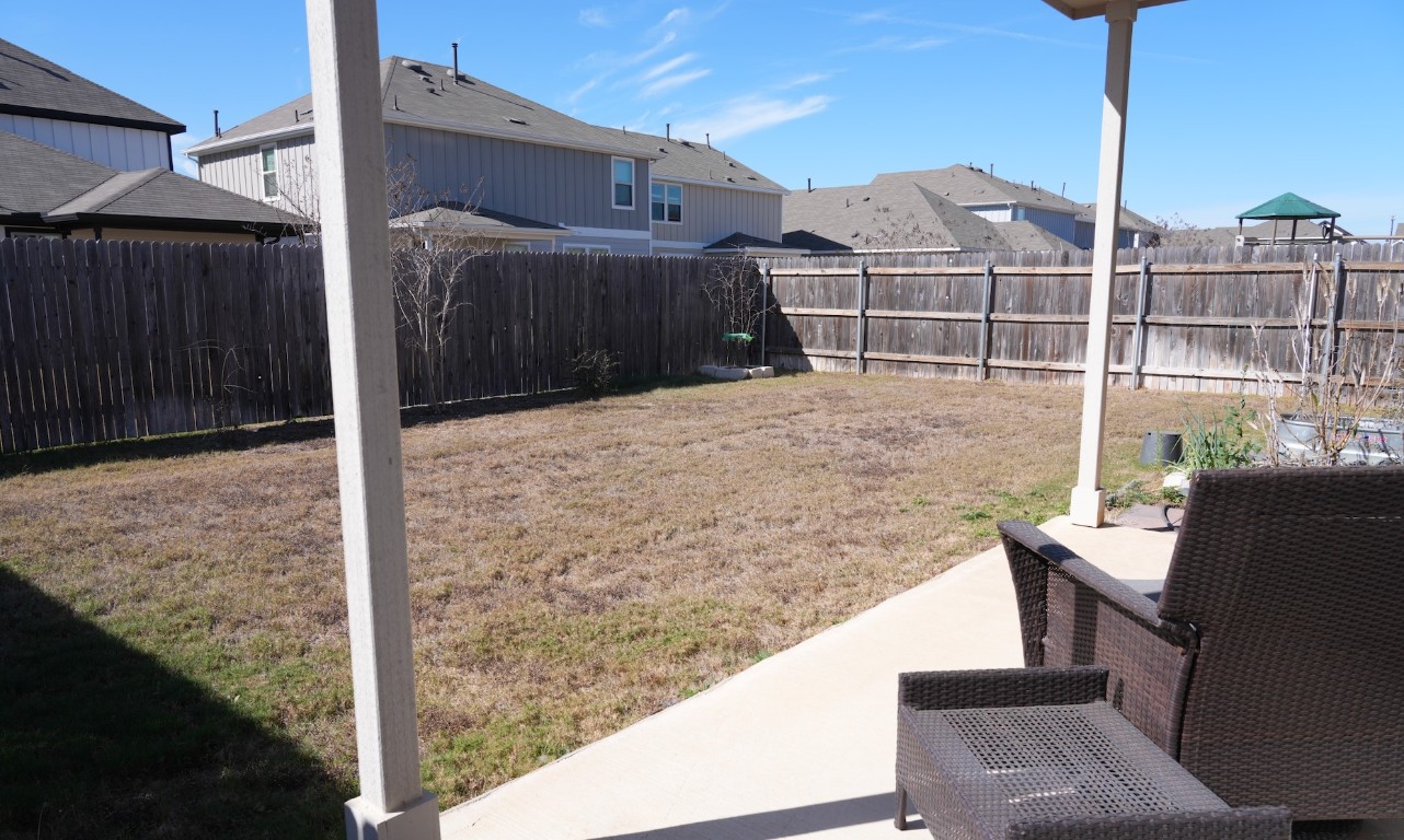1521 Hope Rnch Road Leander, TX 78641 - Photo 15 of 15 Fenced backyard featuring a patio