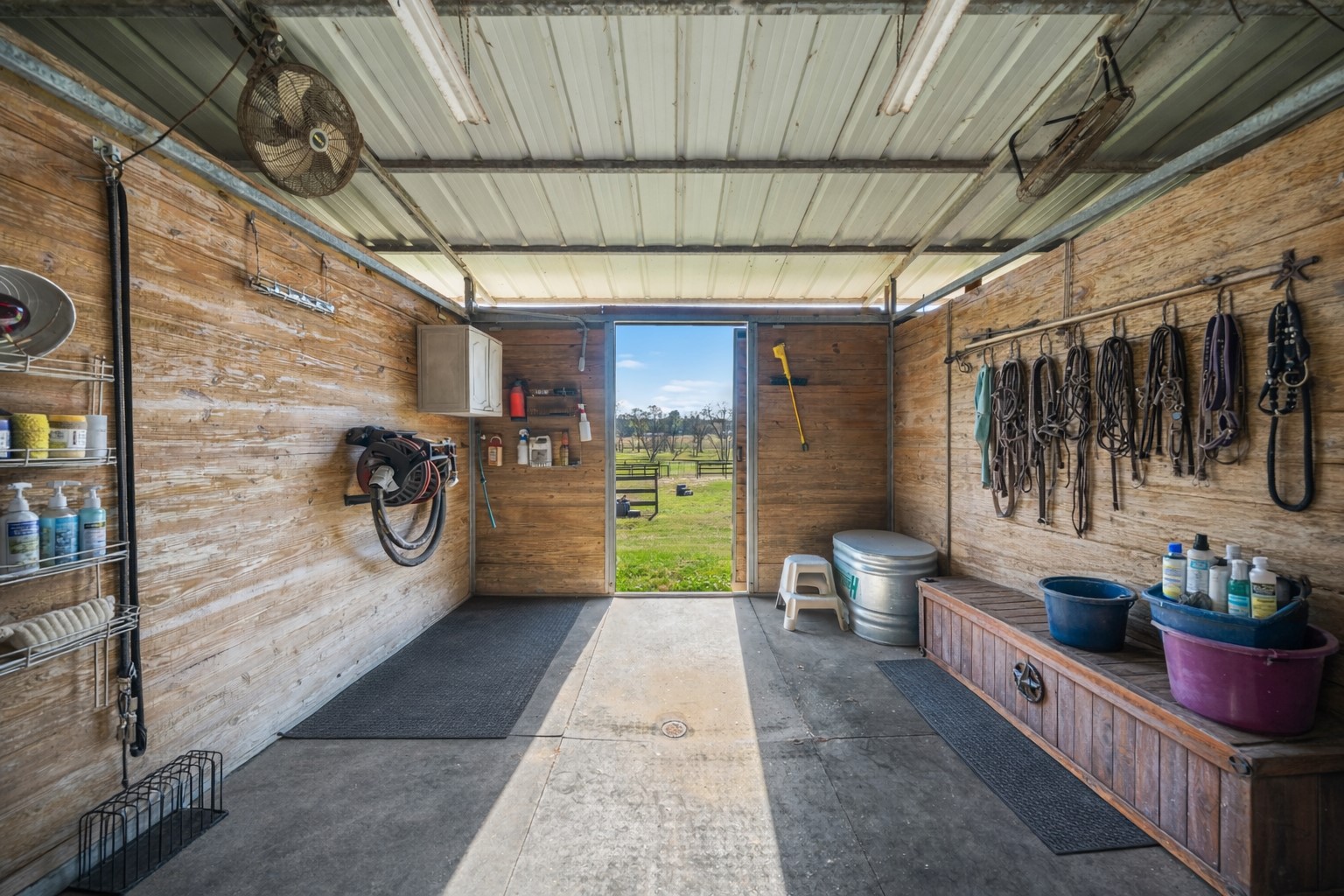 40 Stewart Road New Waverly, TX 77358 - Photo 47 of 50 Main horse barn wash rack