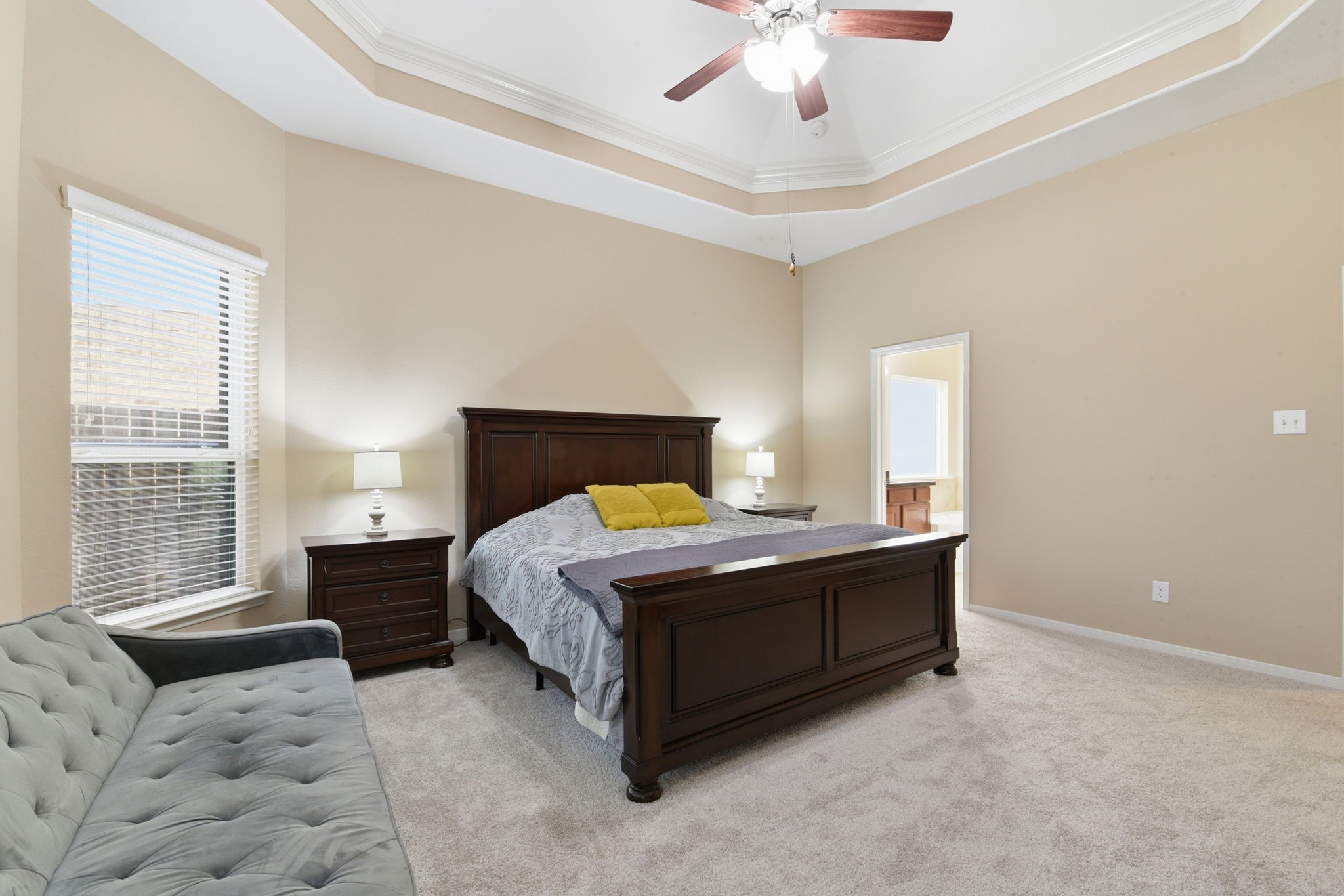 29019 Comal Karst Drive Spring, TX 77386 - Photo 25 of 50 a bedroom with a bed lamp and window