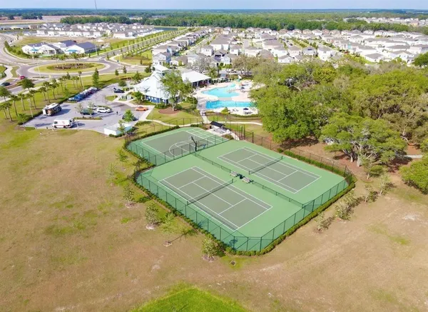 view of a tennis court