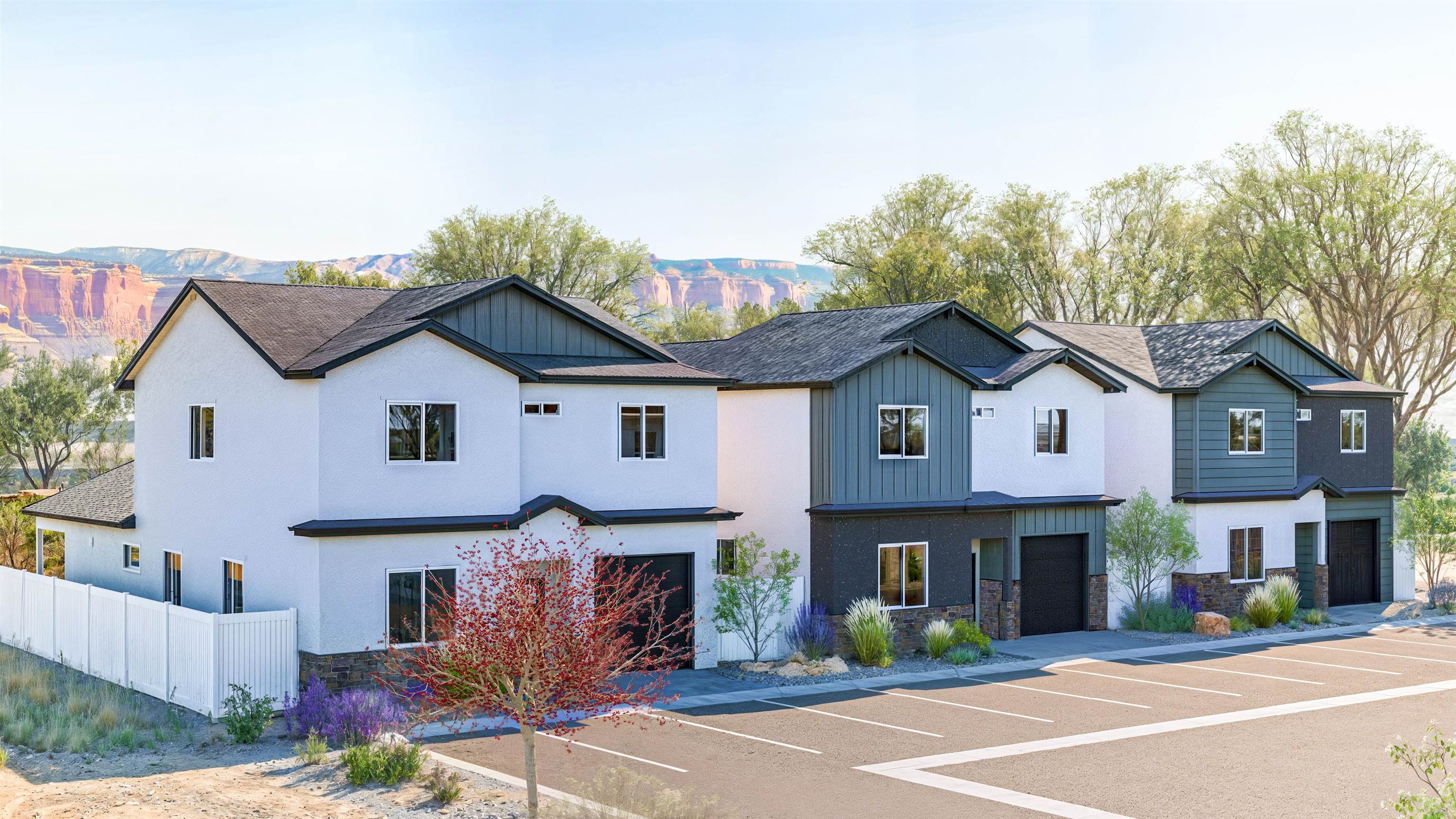 443 Clements Way Fruita, CO 81521 - Photo 8 of 13 a front view of a house with a garden